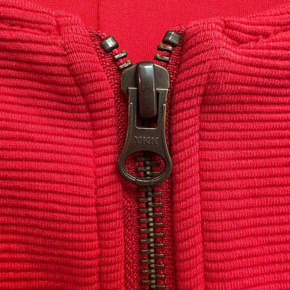 BODEN Aurelia Ottoman Holiday Dress Women’s 6P Petite Red Ribbed Lined Career - Picture 7 of 13